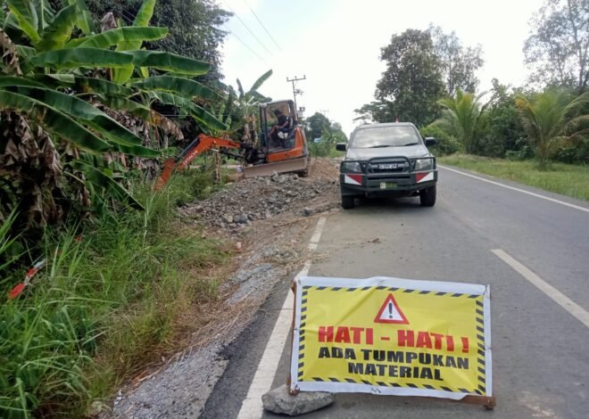 Jalan yang Dibangun TMMD Ke-129 Kodim 1011/KLK Siap Dorong Kemajuan Desa Bandar Raya