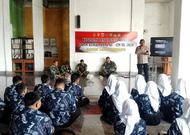 TMMD Ke-129 Kodim 1404/Pintang Tak Sekadar Bangun Infrastruktur, Satgas Tanamkan Budaya Sadar Hukum