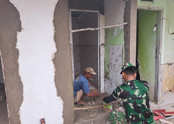 Semangat Gotong Royong Warnai Pembangunan MCK Masjid Quba Desa Umbele