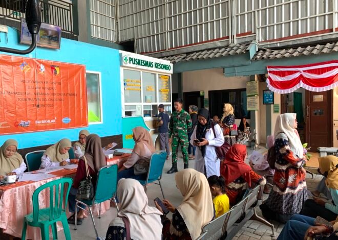Dukung Kesehatan Masyarakat, TMMD Ke-129 Gelar Pelayanan KB di Puskesmas Kesongo