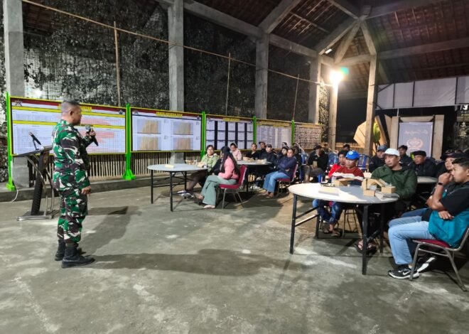 KDKMP Jadi Penggerak Ekonomi Desa, Satgas TMMD 129 Kodim Bangli Beri Pemahaman kepada Warga Sekardadi