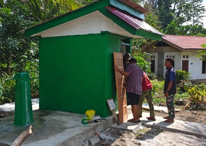 Fasilitas MCK di Kampung Sesor Menuju Penyelesaian Akhir