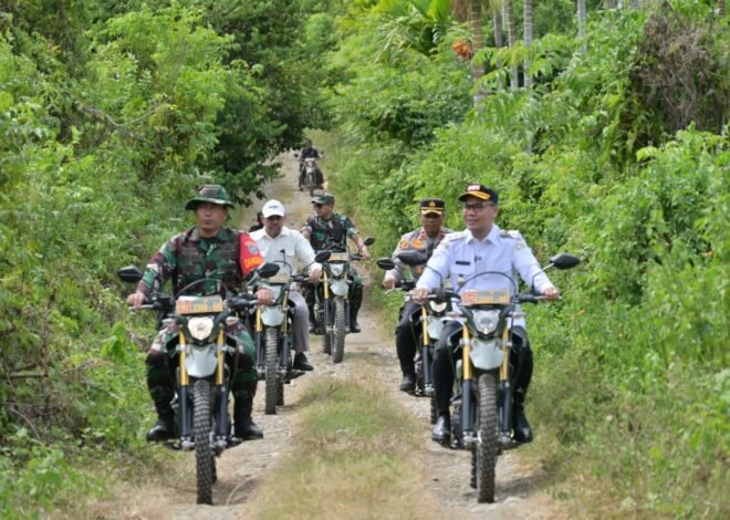 Dandim 0102/Pidie Bersama Waaster Kasdam IM Tinjau Progres Sasaran Fisik TMMD Ke-129 di Desa Lhok Panah