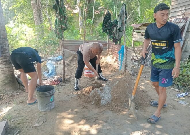 Kejar Target, Satgas TMMD 129 Kodim 1206/Putussibau Percepat Rehabilitasi Rumah Warga