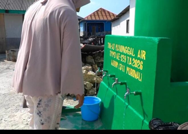 Masyarakat Desa Umbele Lama Kini Dapat Menikmati Fasilitas Air Bersih Hasil Program TMMD