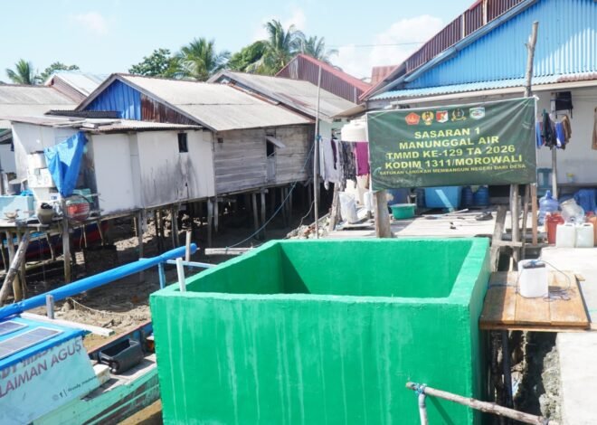 Program Manunggal Air Bersih di Desa Umbele Rampung, Warga Mulai Nikmati Manfaatnya