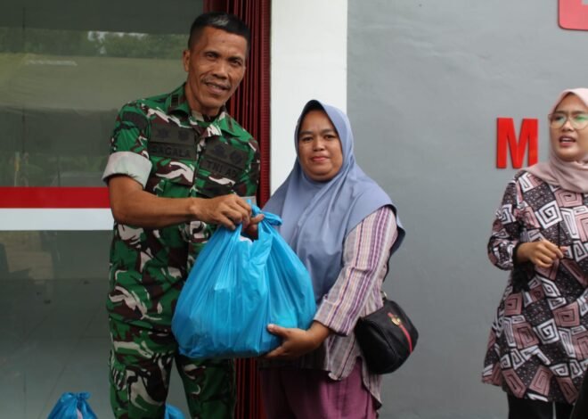 TMMD Ke-129 Dukung Percepatan Penurunan Stunting Melalui Pembagian Paket Gizi di Bintan