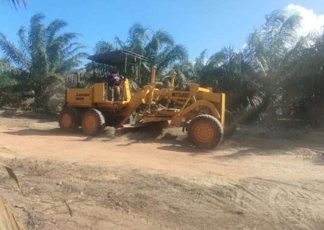 Jalan Penghubung Deniang–Penyamun Mulai Digerader, Sasaran Fisik TMMD Ke-129 Bangka Kian Nyata
