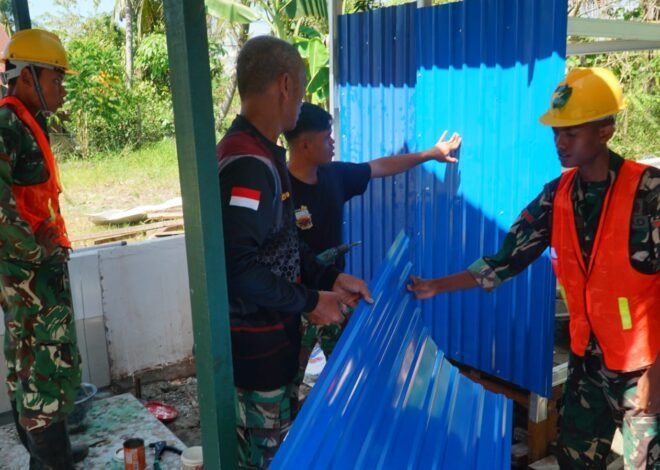 Pembangunan MCK di Desa Bandar Raya: Kerja Sama Satgas TMMD dan Warga Meningkatkan Sanitasi
