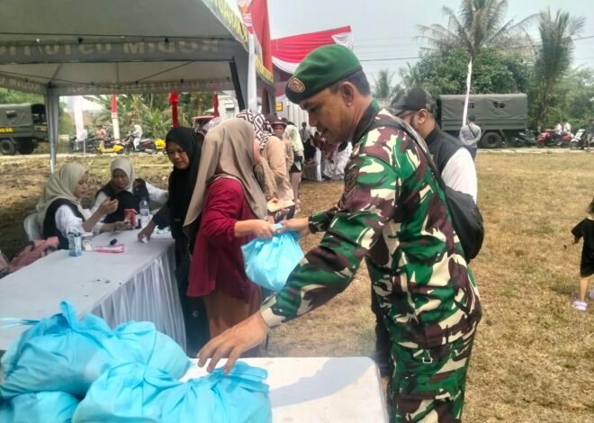 Kemeriahan TMMD ke-130: Warga Antusias Ikuti Program Pangan Hemat di Tangerang