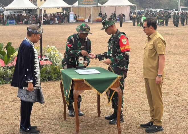 Pembukaan TMMD ke-130 di Tigaraksa Dipimpin Komandan Satuan Tugas TNI