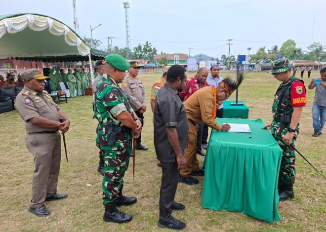 Kolaborasi Strategis Pemkab Mansel dan TNI Majukan Pembangunan Desa melalui TMMD