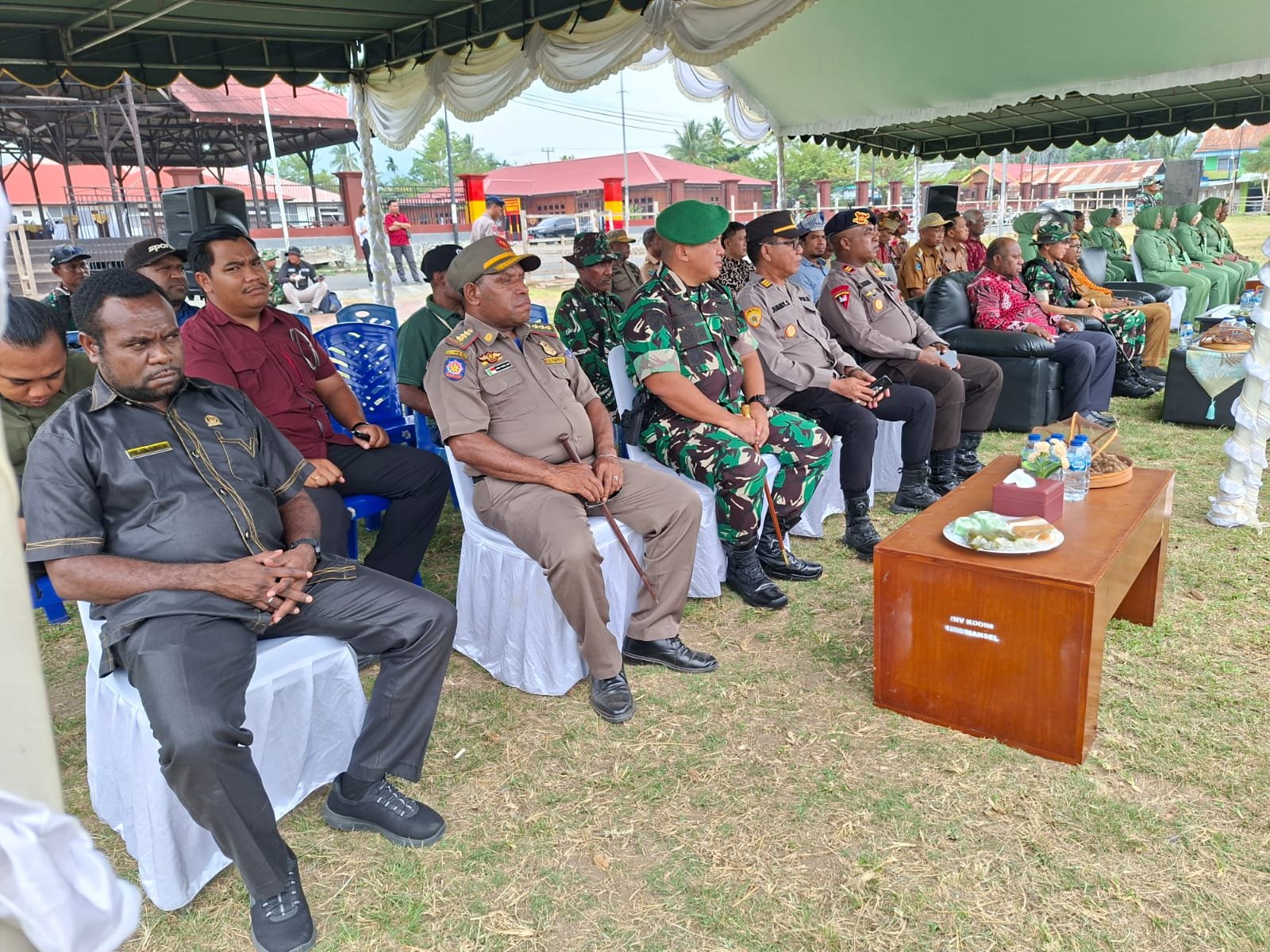 Penyambutan Budaya Arfak Perkuat Sinergi TNI dan Pemda pada TMMD