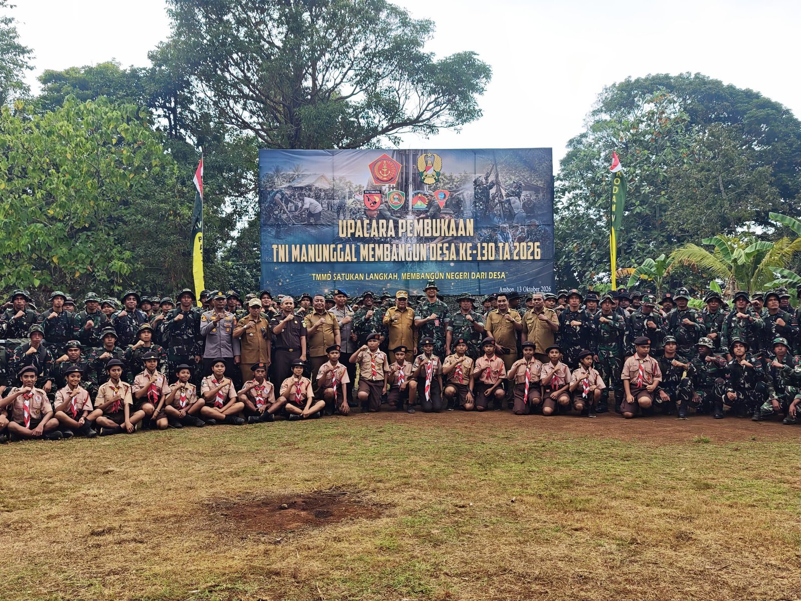 Wali Kota Ambon Ajak Masyarakat Terlibat dalam TMMD ke-130 untuk Pembangunan Bersama