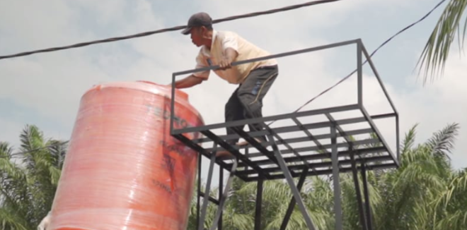 Tower Tandon Air Terpasang, Sumur Bor TMMD 129 di Mushola Desa Deniang Tinggal Tahap Penyelesaian