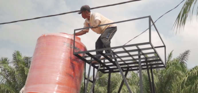 Tower Tandon Air Terpasang, Sumur Bor TMMD 129 di Mushola Desa Deniang Tinggal Tahap Penyelesaian