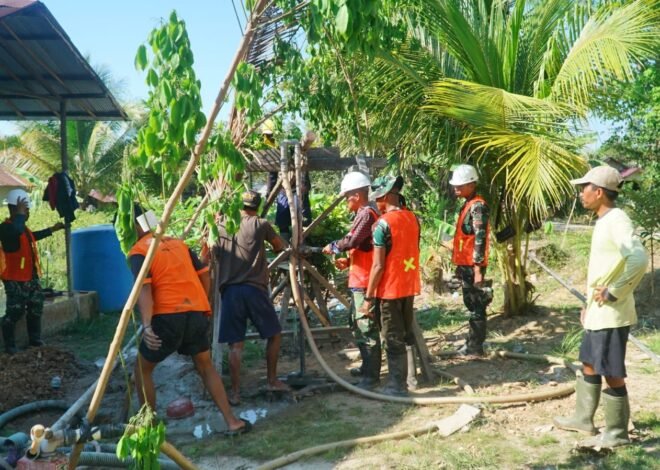 Pengeboran Sumur Bor Sasaran 3 Masuki Tahap Penting, Satgas TMMD Utamakan Ketelitian
