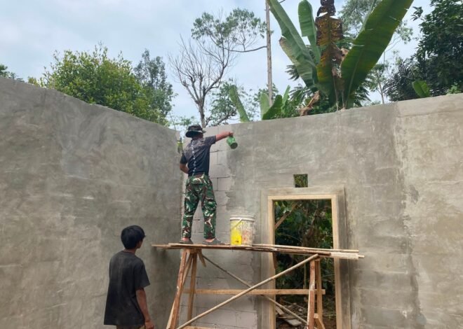 TMMD Ke-129 Kodim 0608/Cianjur: Yon TP 938/Pancasona Pacu Penyelesaian Rumah Bapak Entis Sutisna, Ditargetkan Sempurna Sebelum Penutupan