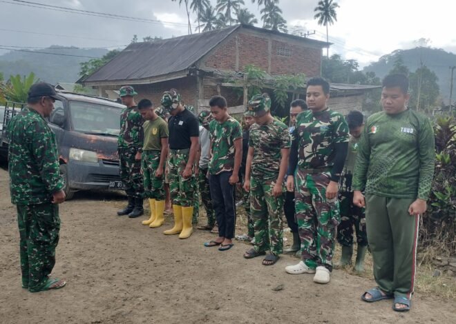 Kegiatan Awal TMMD Ke-129, Personel Satgas Kodim 1407/Bone Gelar Apel Pagi