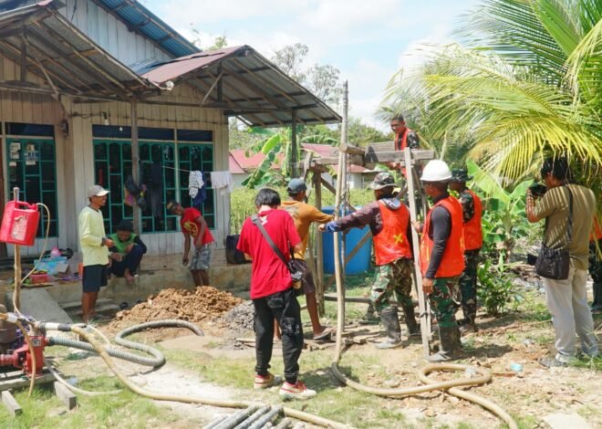 Sumur Bor Sasaran 3 TMMD Ke-129 Dipersiapkan Penuhi Kebutuhan Air Bersih Warga