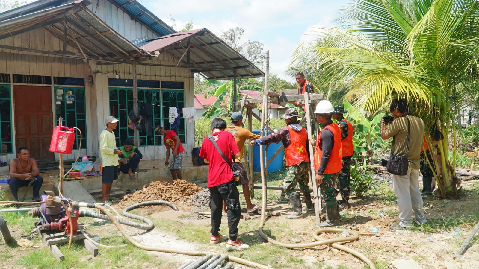 Sumur Bor Sasaran 3 TMMD Ke-129 Dipersiapkan Penuhi Kebutuhan Air Bersih Warga