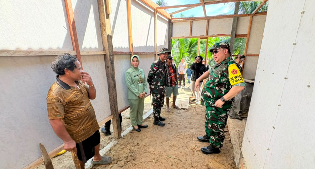 Rumah Impian Mulai Terwujud, Wiliem Bersyukur RTLH TMMD Ke-129 Hadir di Desa Liang Bunyu