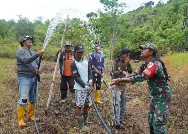 Manunggal Air Bersih Jadi Prioritas Utama TMMD Ke-129 Kodim 1311/Morowali