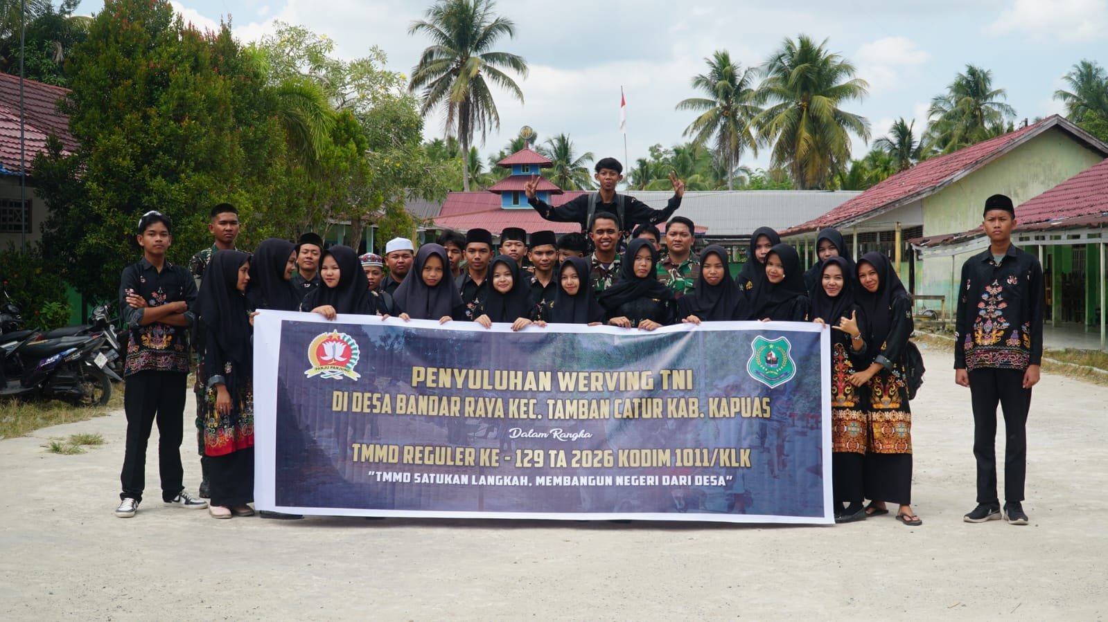 Satgas TMMD Ke-129 Gelar Penyuluhan Werving TNI untuk Bangkitkan Minat Generasi Muda