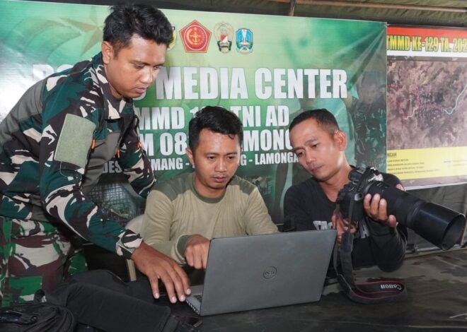 Tajamkan Lensa Informasi: Tim Pendokumentasian Pendim 0812/Lamongan Matangkan Strategi Visual TMMD ke-129