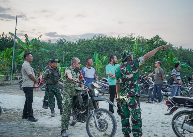Lapangan Karya TMMD Jadi Saksi, Senyum Dansatgas Mengembang Lihat Keseruan Voli Pemuda dan Prajurit