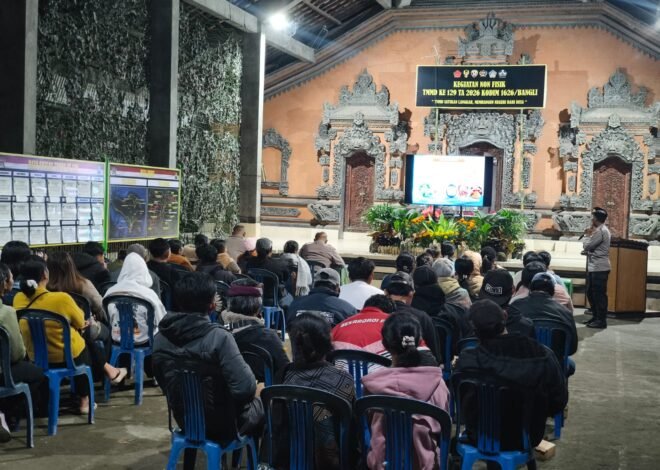 Penyuluhan Bahaya Narkoba Jadi Sasaran Nonfisik Strategis TMMD Ke-129 Kodim 1626/Bangli