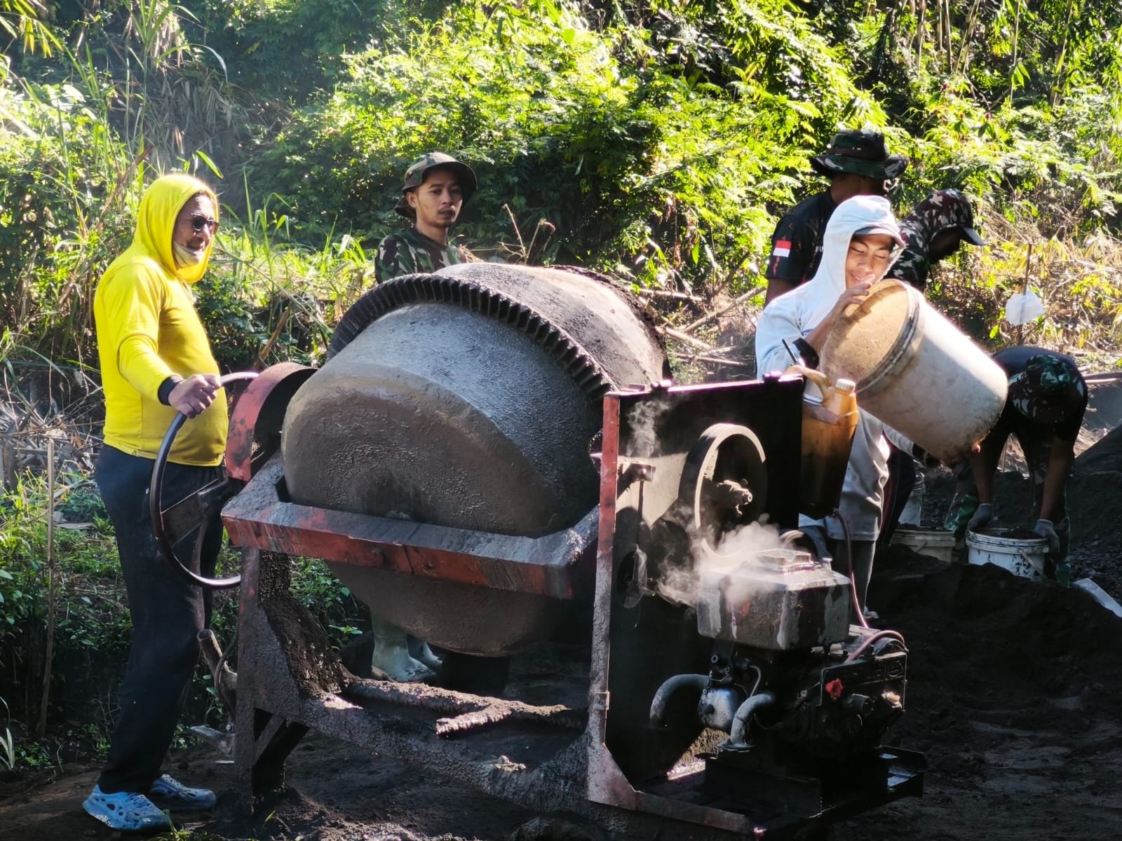 Mesin Molen Terus Berputar, Satgas TMMD Ke-129 Kodim 1626/Bangli Kebut Penyelesaian Sasaran Fisik