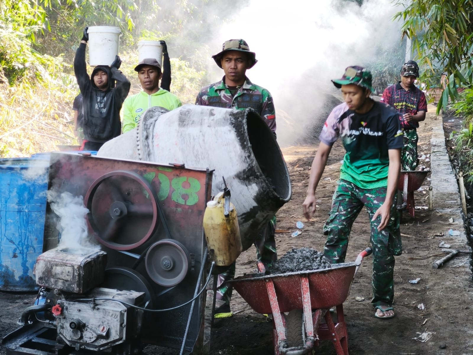 Satgas TMMD Ke-129 Kodim 1626/Bangli Optimalkan Pembangunan Demi Kemajuan Desa Sekardadi