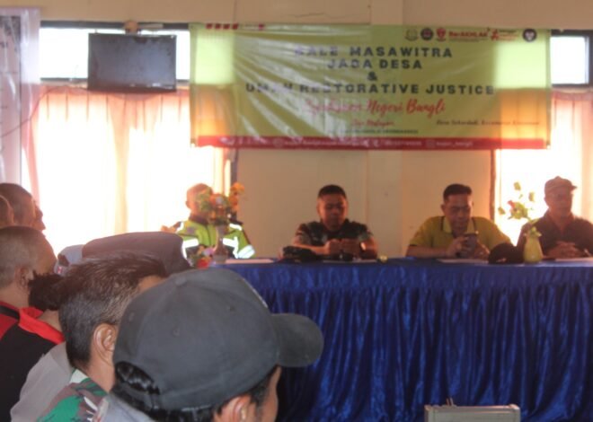 Dukungan Pemerintah Desa Perkuat Keberhasilan Program TMMD Ke-129 Kodim 1626/Bangli