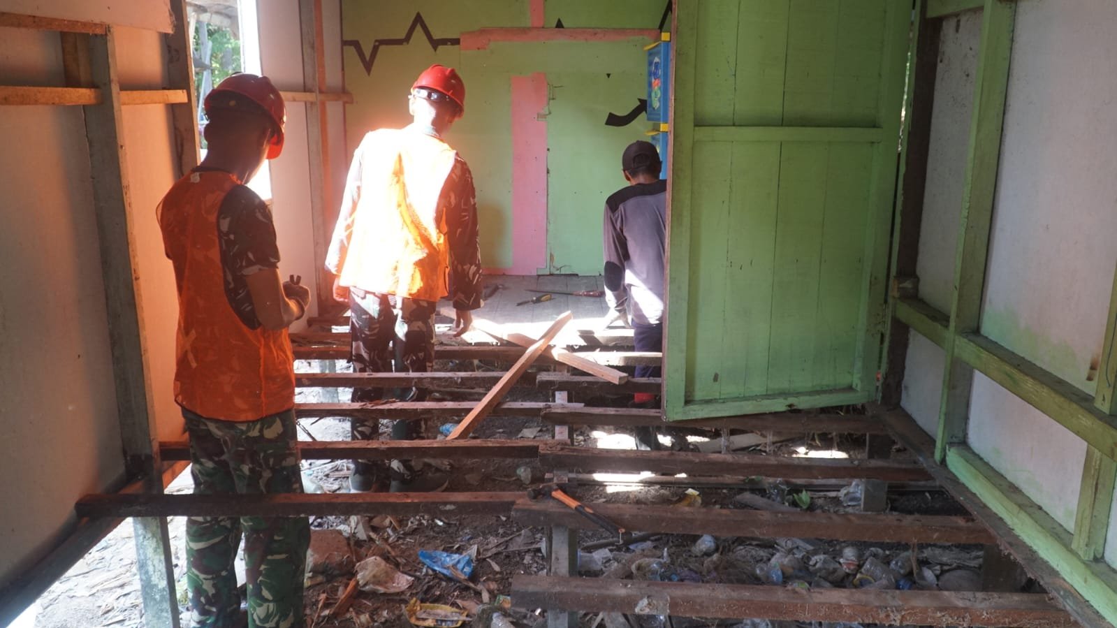 Renovasi RTLH TMMD Ke-129 Wujudkan Hunian Sehat bagi Warga Desa Bandaraya