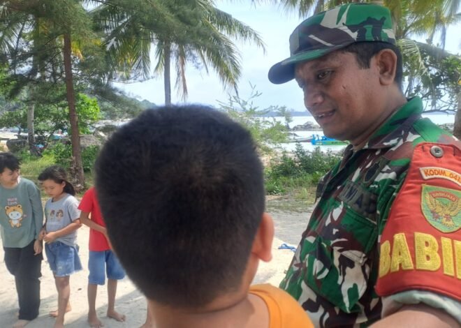 Peran Babinsa Jadi Penghubung TNI dan Masyarakat dalam Sukseskan TMMD Ke-129 Kodim 0413/Bangka