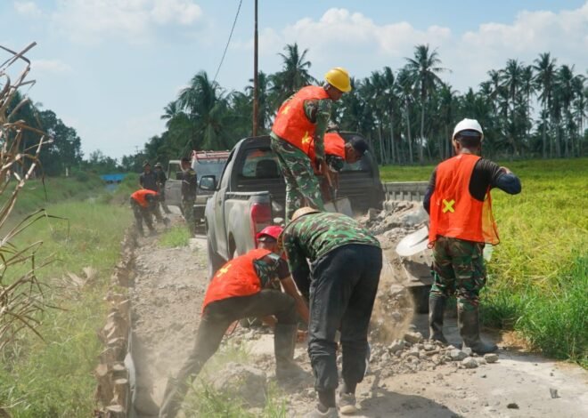 Proses Becros Jalan Terus Berjalan, TMMD Ke-129 Buka Akses dan Kurangi Keterisolasian Desa