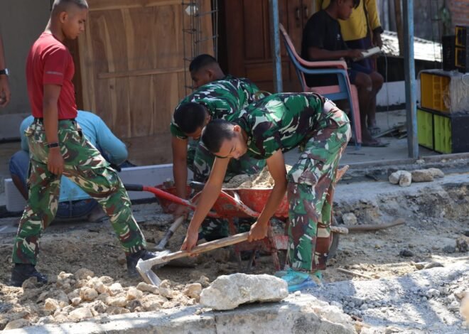 Pembangunan RTLH Bapak Bayu Dimulai, Satgas TMMD 129 Wujudkan Hunian Layak bagi Warga Desa Tlemang