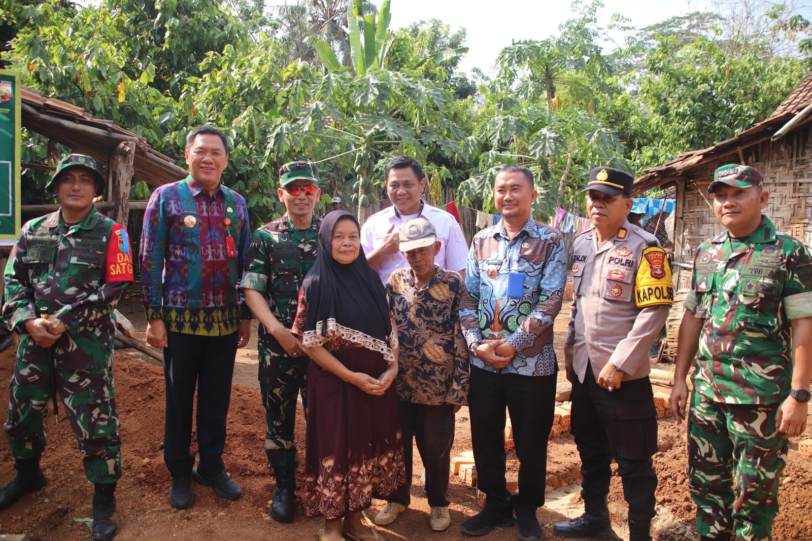 Dandim 0412/LU Paparkan Progres Sasaran Fisik TMMD Ke-129 kepada Danrem 043/Gatam