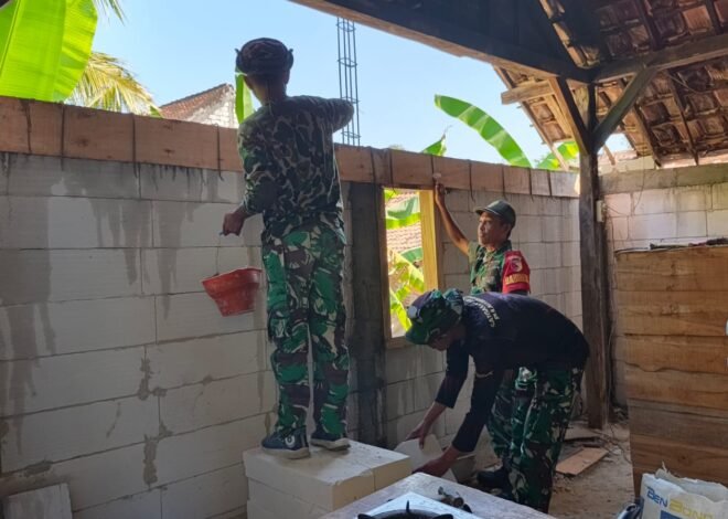 Progres Rumah Kian Terlihat, Ibu Sumiatun Sambut Harapan Baru Melalui Program TMMD