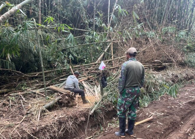 Infrastruktur TMMD Dorong Produktivitas Petani Bambu di Desa Sekardadi
