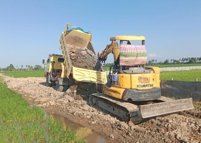 Pasokan Material Terjaga, Satgas TMMD Ke-129 Kodim 1404/Pinrang Maksimalkan Distribusi Timbunan ke Lokasi Jalan Tani
