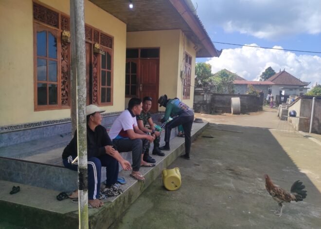 Anjangsana Satgas TMMD Perkuat Silaturahmi dengan Warga Desa Sekardadi
