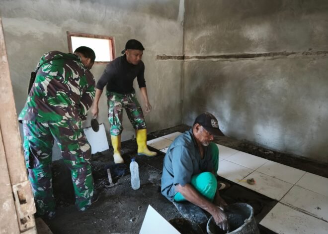 Ketut Surija Kini Tenang, Anak Bebas Bermain di Lantai Rumah Berkat RTLH TMMD