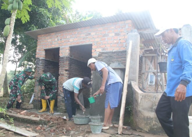 Ibu Wagiyem Ucap Syukur. Pembangunan MCK Program TMMD Ke-129 Bawa Dampak Positif baginya Sekeluarga