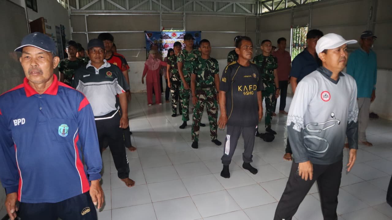 Pak Ismail Warga Liang Bunyu Ucapkan Hal Tak Biasa, Usai Ikut Olahraga Bersama Satgas TMMD