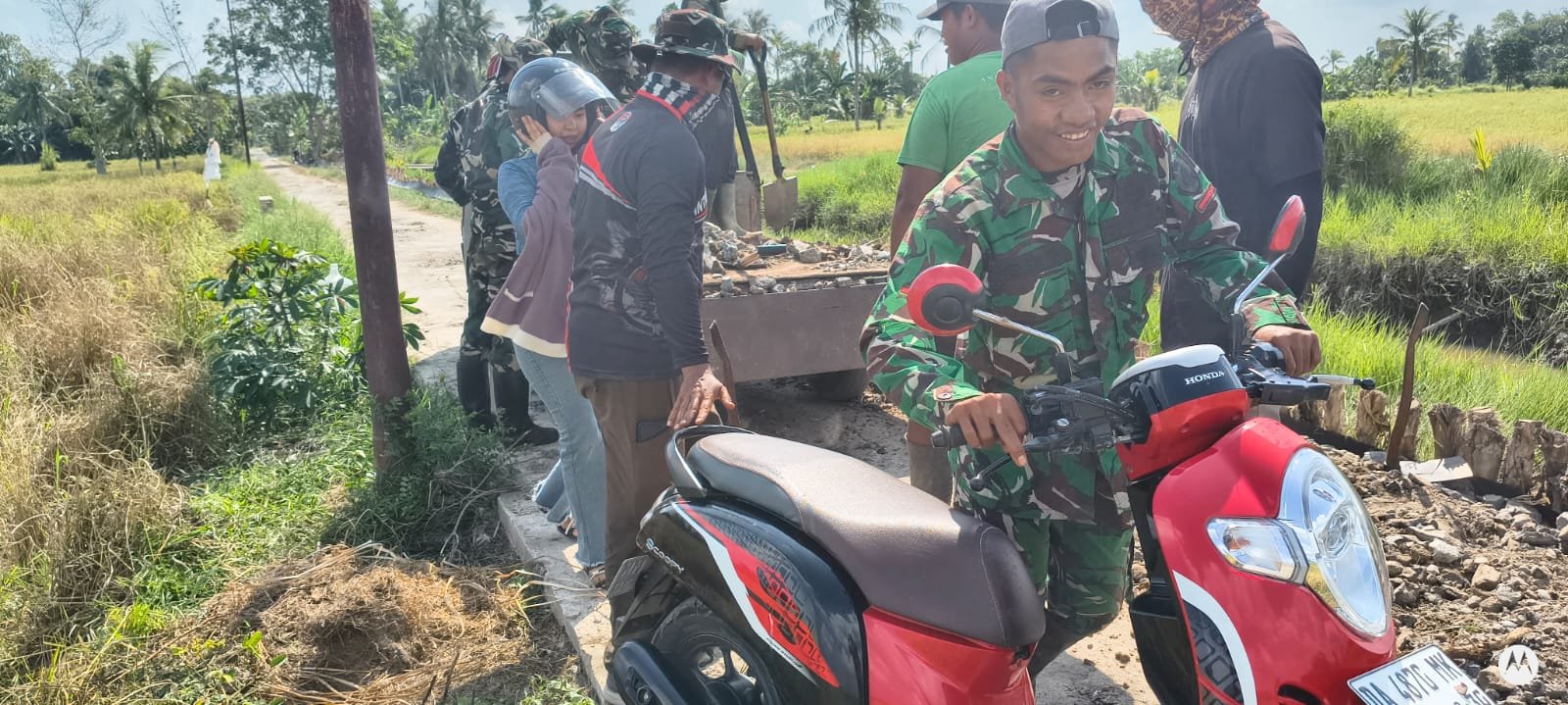 Keselamatan Warga Jadi Prioritas Satgas TMMD di Tengah Pembangunan Infrastruktur
