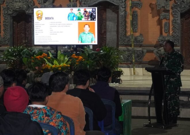 TMMD Ke-129 Kodim 1626/Bangli Bekali Generasi Muda dengan Informasi Rekrutmen Prajurit TNI AD