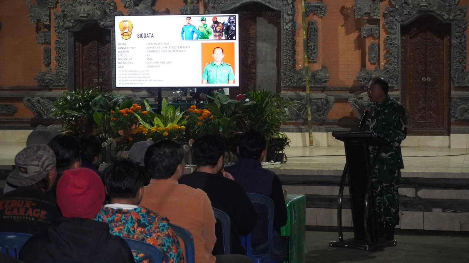 TMMD Ke-129 Kodim 1626/Bangli Bekali Generasi Muda dengan Informasi Rekrutmen Prajurit TNI AD