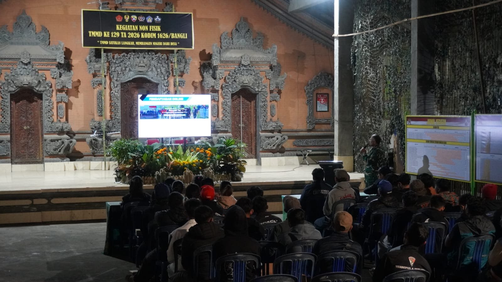 Sosialisasi Rekrutmen TNI AD Warnai Program Nonfisik TMMD Ke-129 Kodim 1626/Bangli